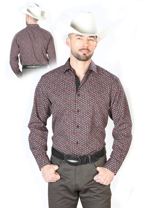 Black And Red Long Sleeve Shirt 126270