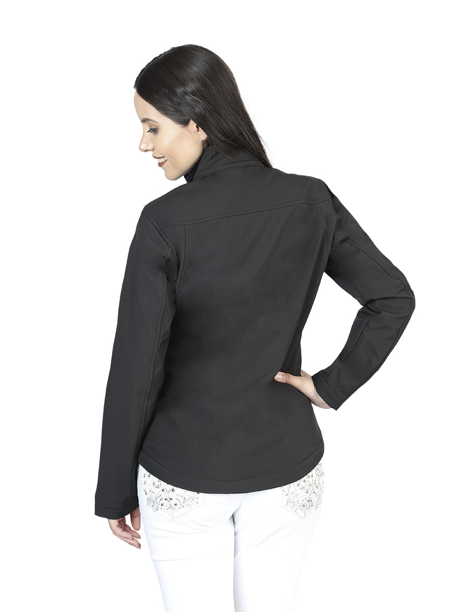 "Centenario" Women's Softshell Jacket- Black 127081