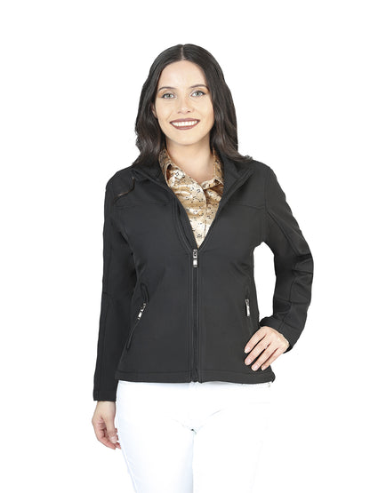 "Centenario" Women's Softshell Jacket- Black 127081