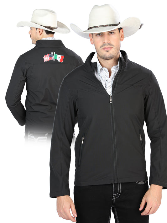 "Centenario" Mexico America Softshell — Black 127083