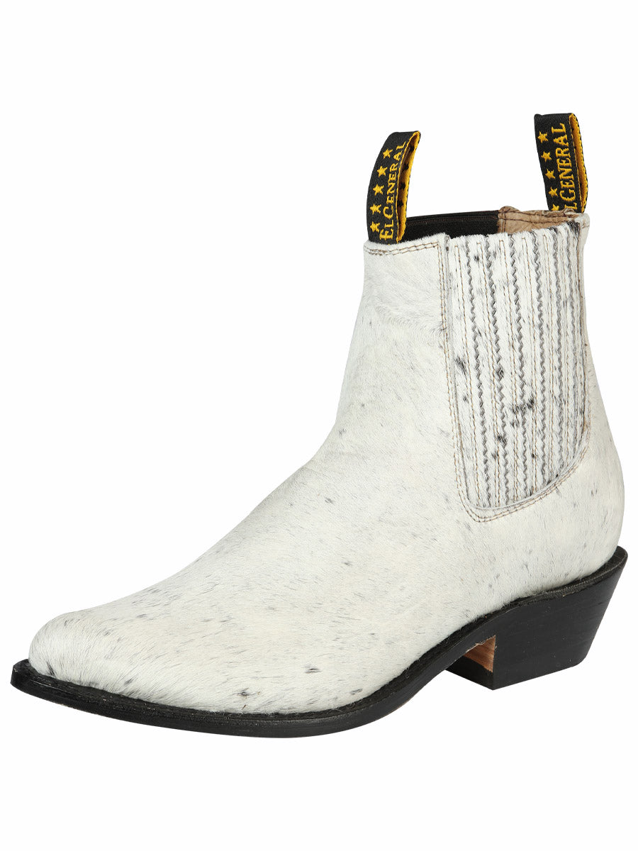 El General Ankle Boot - Multi-Color Fur 128096