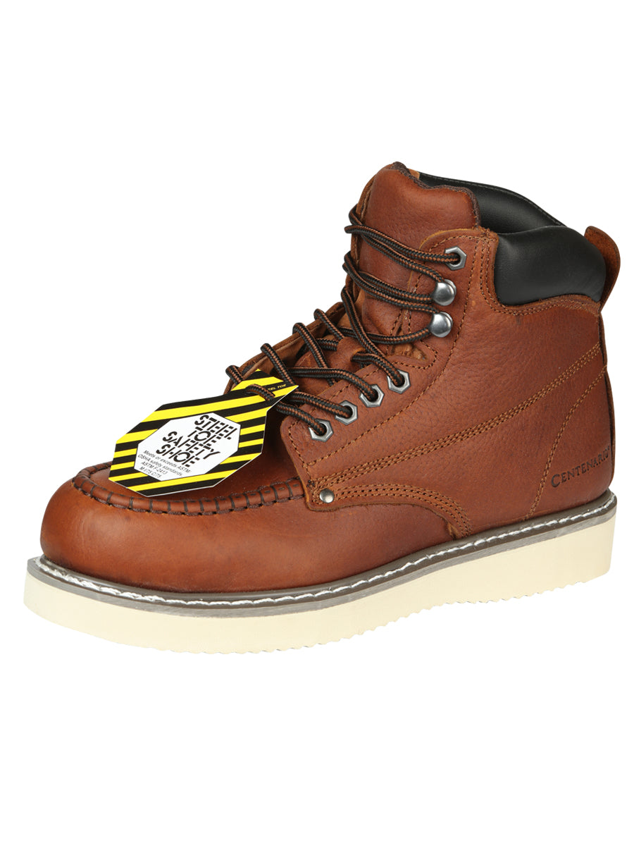 Centenario Work Boots with Laces - Café 128691