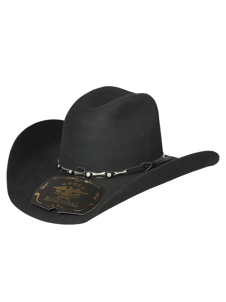El general 50x Black Texana Hat 170597