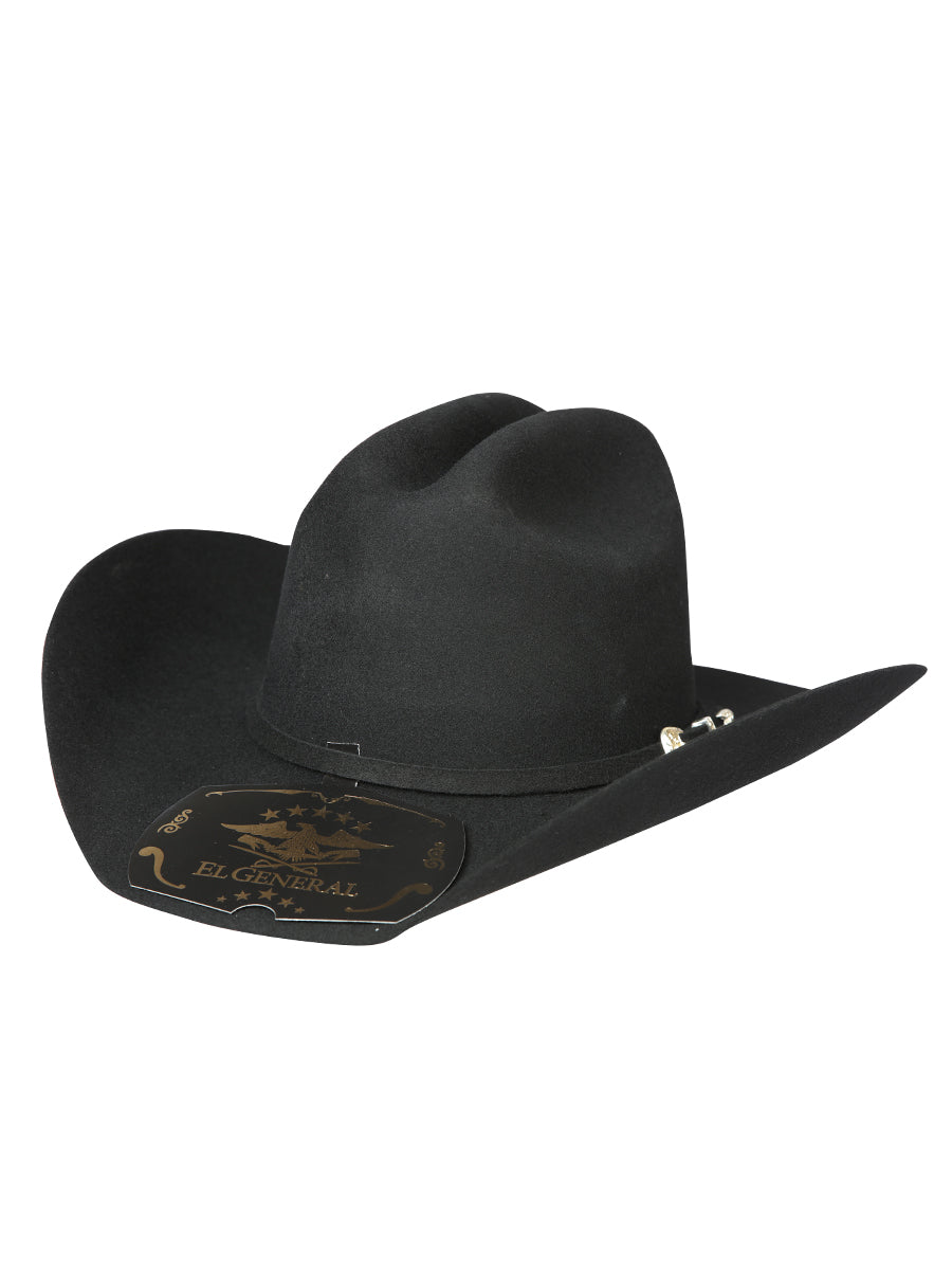 El General 100 X Malboro Cowboy Hat – Black Wool 170599