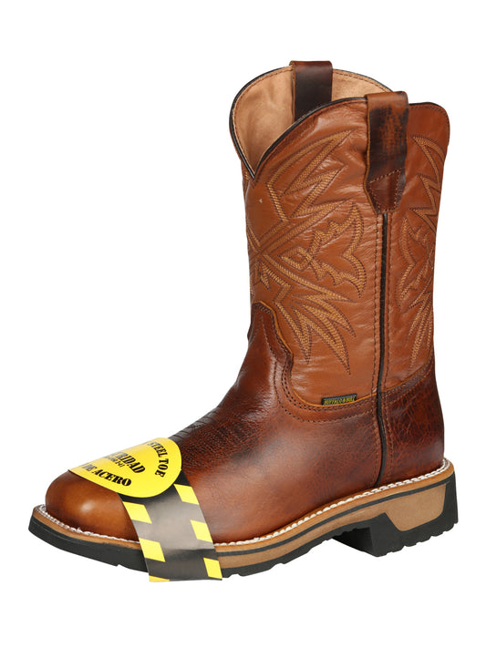 "Buffalo & Bull" Steel Toe Work Boot Honey 170897