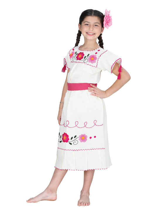 Artisanal Embroidered Set 50% Cotton, 50% Poliester Natural  601352
