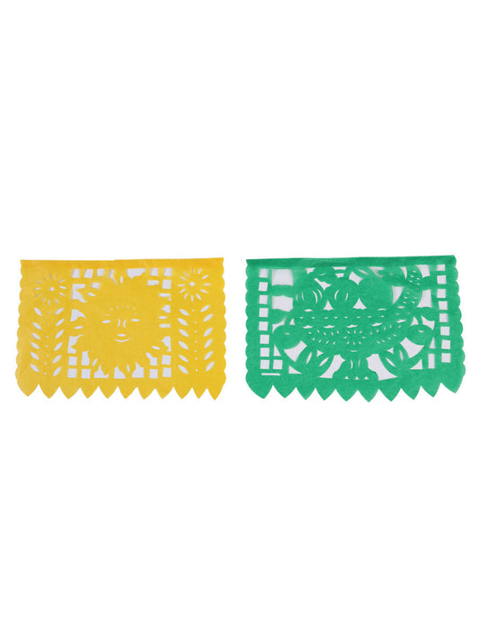 Decorative Papel Picado Mexican Figures Multicolor 601841