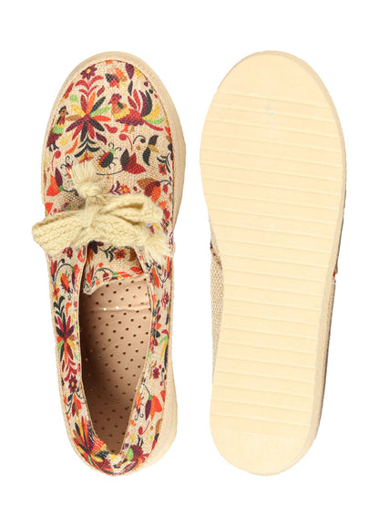 Mexican Artisanal Yute Tennis 50% Cotton, 50% Polyester  Multicolor 603959