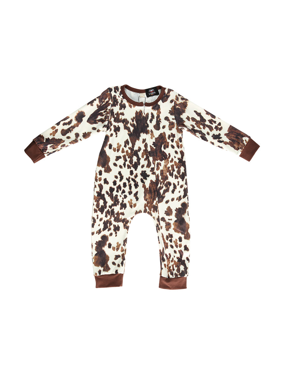 El General Kids One Piece- Brown/White 702023
