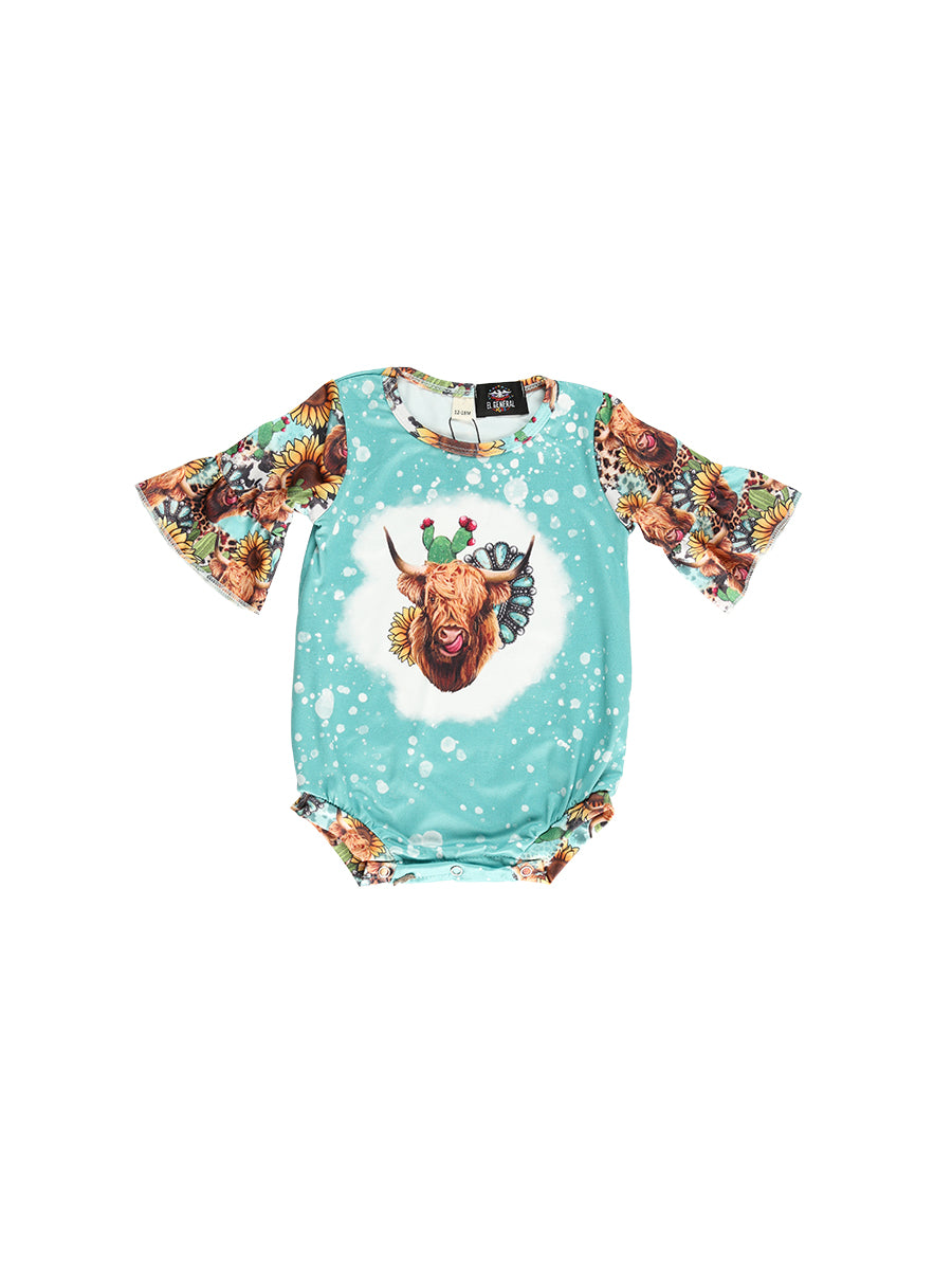 El General Kids Bodysuits- Turquoise 702024