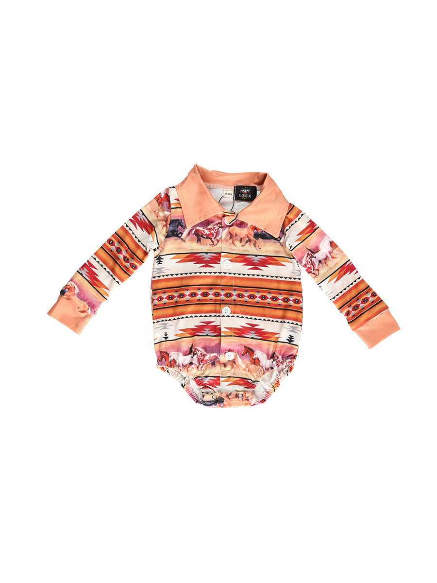 El General Kids Bodysuits- Orange 702027