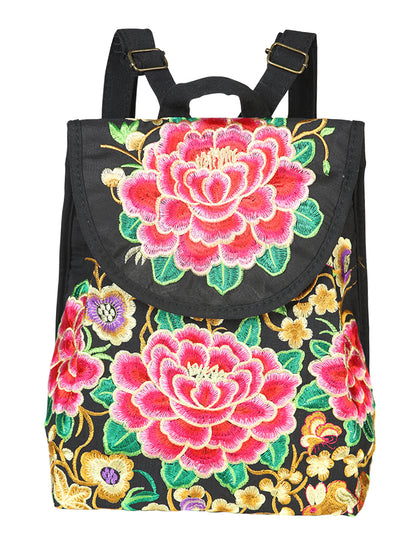 El General Embroidered Backpack-Black/Multicolor 702170