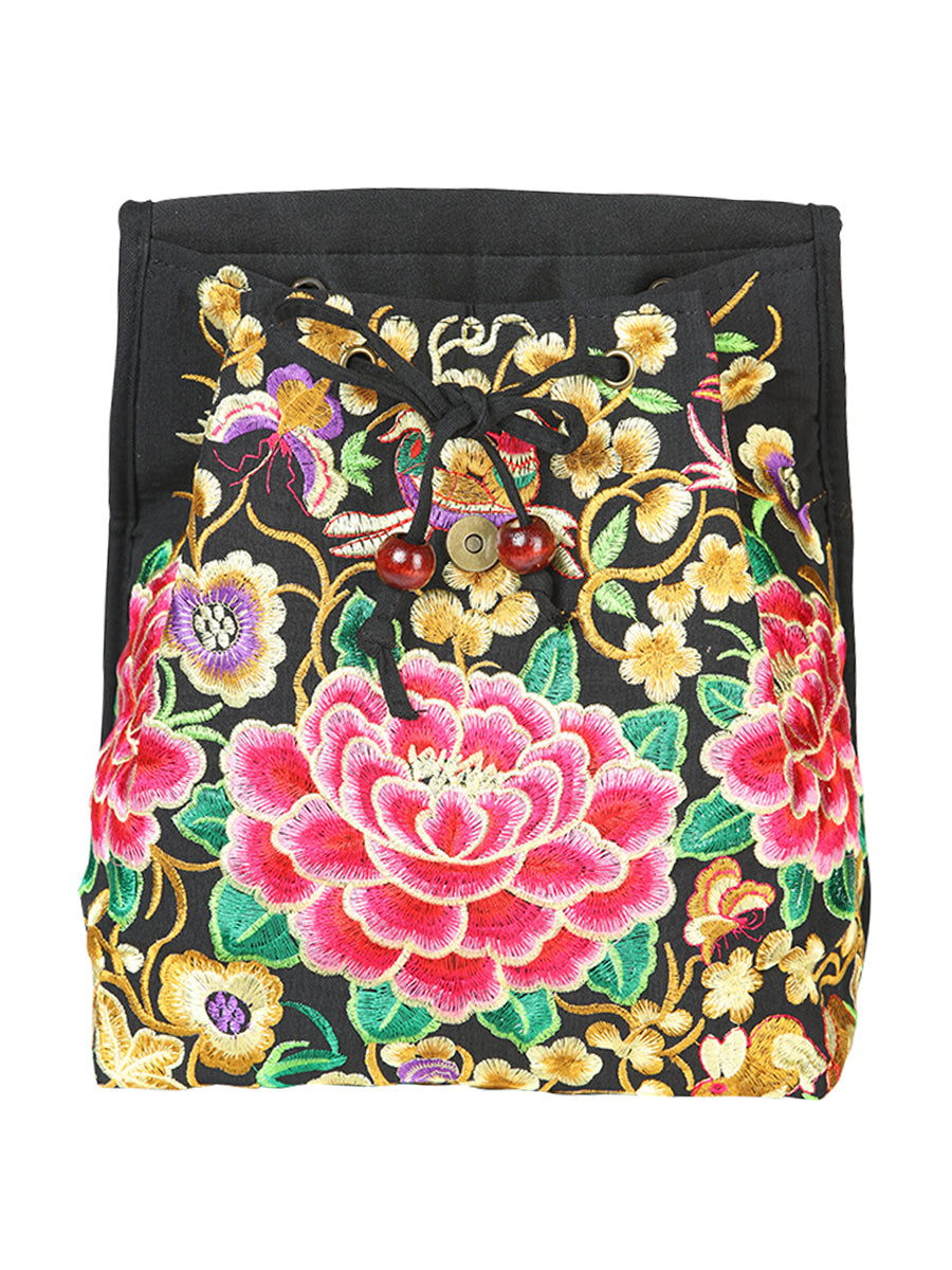 El General Embroidered Backpack-Black/Multicolor 702170