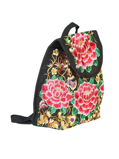 El General Embroidered Backpack-Black/Multicolor 702170